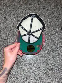 Image 4 of GREEN BRIM CORDUROY BOSTON RED SOX CUSTOM FITTED CAP 