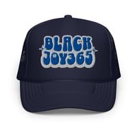 Image 2 of BLACK JOY 365 TRUCKER HAT - ROYAL BLUE