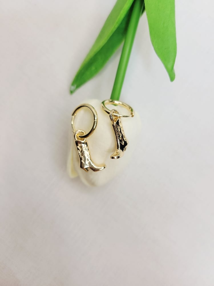 Image of Cowgirl Boot earrings 
