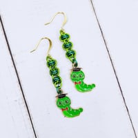 Image 2 of Bookworm Earrings