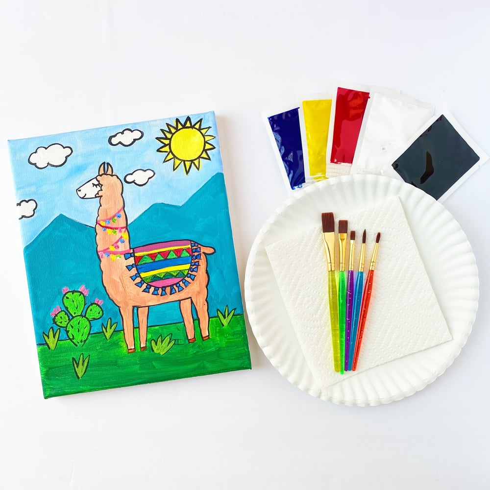 Image of Llama Kid’s Paint Kit