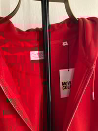 Image 4 of MOVIDA ZIP HOODIE RED