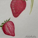 Image 2 of £50 originals - strawberry watercolour