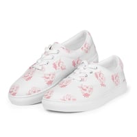 Image 3 of HEARTS <333 Women’s lace-up canvas shoes