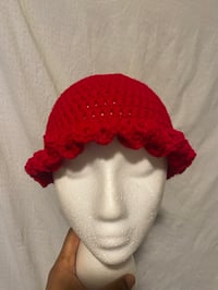 Toddler small ruffle hat