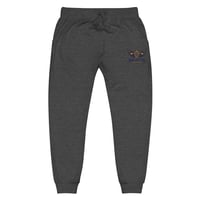 Image 4 of BOSSFITTED Navy Blue and Gold Logo Unisex Joggers