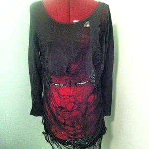 Image of MissFitt Shredded/Distressed T-Shirt