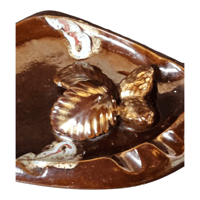 Image 3 of MCM Unique Brown Pottery/Ceramic Ashtray