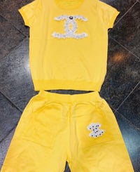 Yellow CC Short Set 