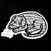SKULL DOG STICKER