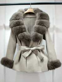 Image 2 of Tiffany Coat With Fur Cuffs
