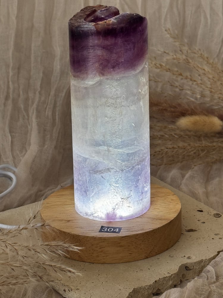 Image of Rainbow Fluorite Lamp 