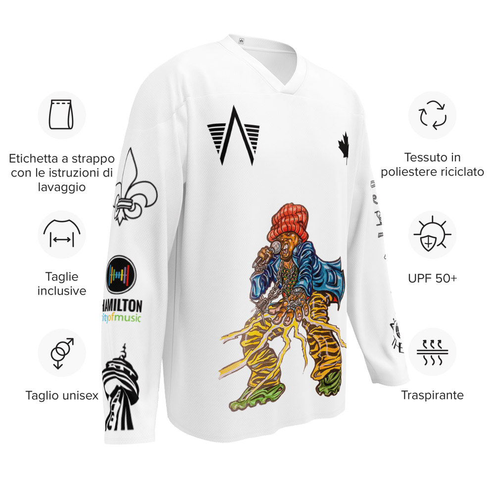 "AUDACI" SLO Hockey Jersey [ART ILLUSTRATED BY GREGORY HAWKINS]