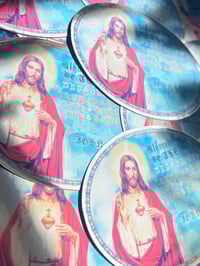 Image 1 of “Blessed be” Gold Chrome Sticker