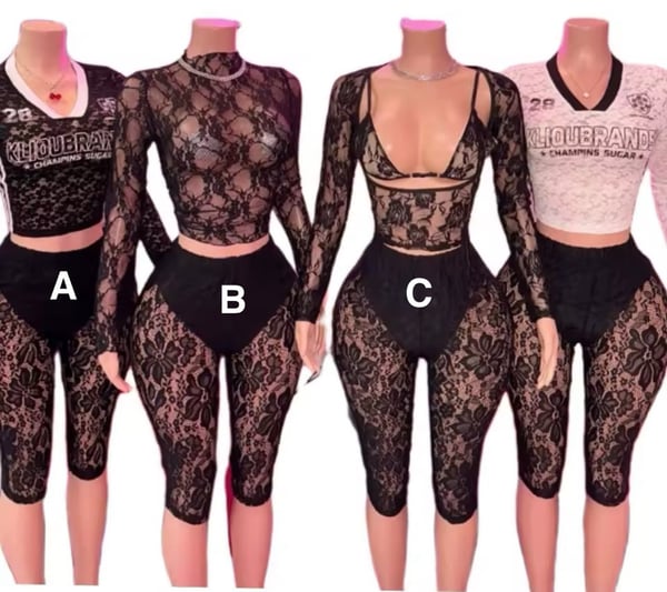 Image of Sexy Lace 2pc Set 