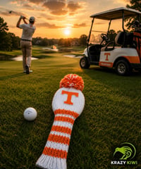 Image 2 of Tennessee Volunteers orange College football GOLF club custom COVER Perfect Father’s Day Gift!