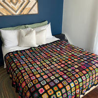 Image 2 of Granny Square Afghan