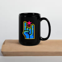 Image 1 of FUCKYEAH Black Glossy Mug