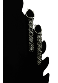 Image 1 of Helm Chainmaille Earrings