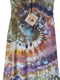 Image 6 of S Jersey Knit Pocket Tank Dress in Earthy Spiral Ice Dye