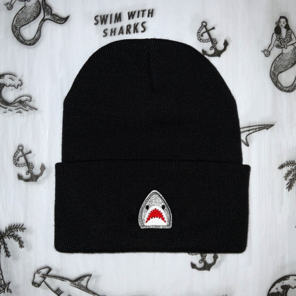 Glitter Shark Beanie