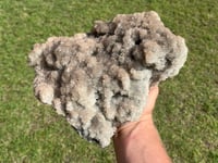 Image 18 of Smoky Champagne Druzy Quartz & Chalcopyrite Statement Cluster| #3075