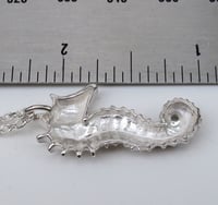 Image 2 of Seahorse Earrings 18k Clip