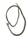 1920 Turkish trench art hand beaded snake wrap around necklace