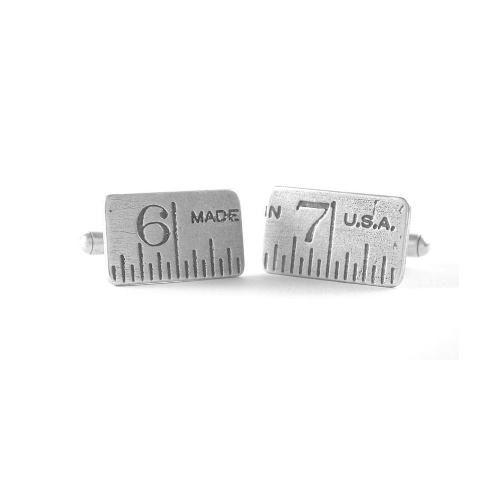 Image of ruler cufflinks