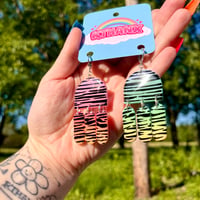 Image 2 of Mis-Match Rainbow Zebra Jollies 