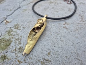 Three bullet casings pendant 