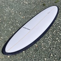 Image 6 of 7-6 Eclipse Midlength Egg Surfboard Resin Tint FCS11 Side Bites Centre Box 