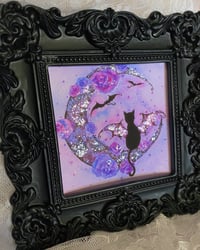 Image 2 of ‘Batty Cat’ Framed Print