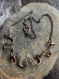 Image 4 of The Power of Three ~ Snake Link Necklace