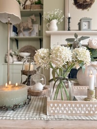 Image 4 of White Ditsy Hydrangeas ( set of 6 )