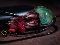 Image 10 of Monstrous Twisted Tongue Pendant, ooak
