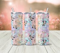 Image 1 of  Pastel Mermaid 20oz Tumbler