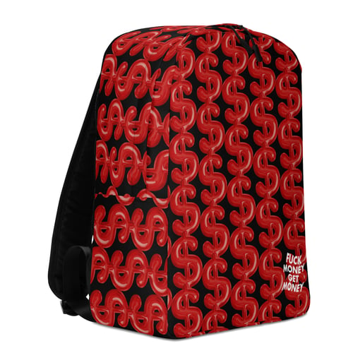 Image of DOLLAR SIGN BACKPACK RED