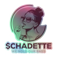 Image 1 of HODL Queen Holographic stickers