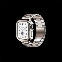 Image 4 of Apple Watch Stainless Steel Band w/Industrial Style Face Cover