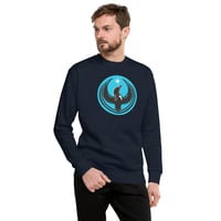 Image 4 of Premium Crewneck Sweatshirt - Blue Rebel Loon