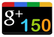 Image of 150 Google +1's