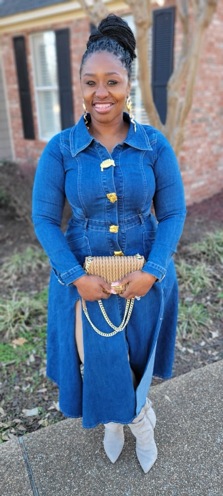 Image of Dream Girl Denim Dress