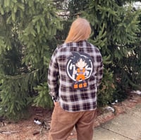 Image of Large Goku Flannel 