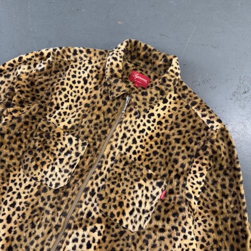 Image of FW 2017 Supreme Cheetah Zip Up, size large