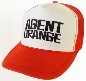 Image of AGENT ORANGE™ - Skate Punk Trucker Hat - ORANGE