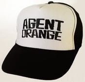 Image of AGENT ORANGE™ - Skate Punk Trucker Hat - BLACK