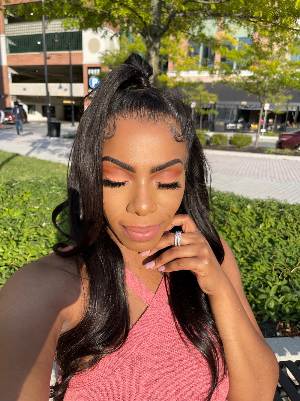 Image of 13x4 SCALP KNOTS WIG fully customized 20 inches