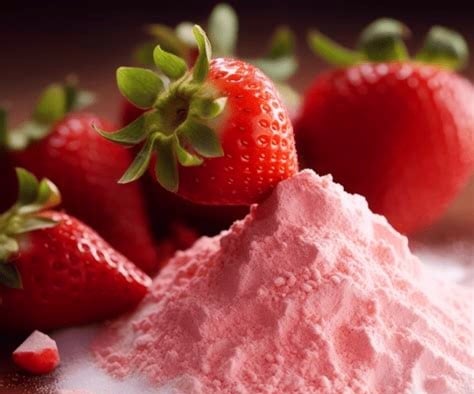Freeze-Dried Strawberry Powder.