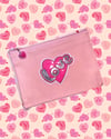 Pink Holiday Zipper Pouch